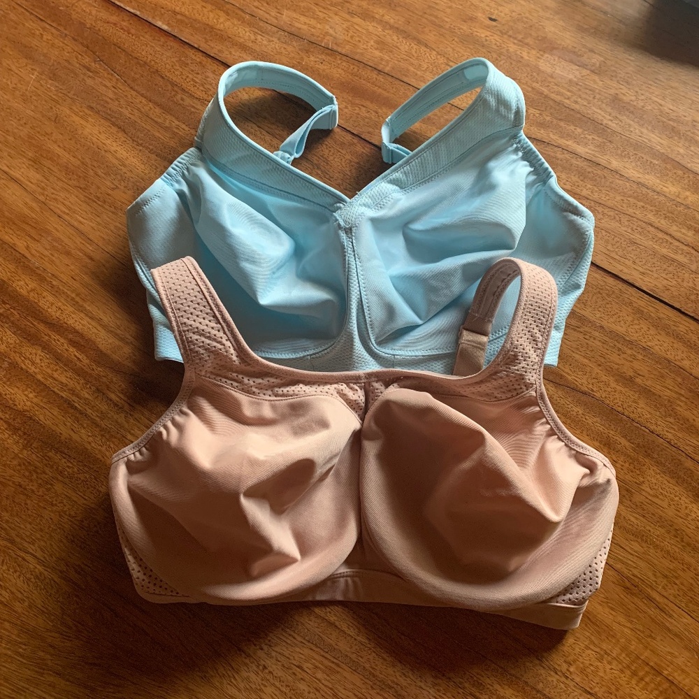 GLAMORISE Sport Bra Bundle (2) 36F